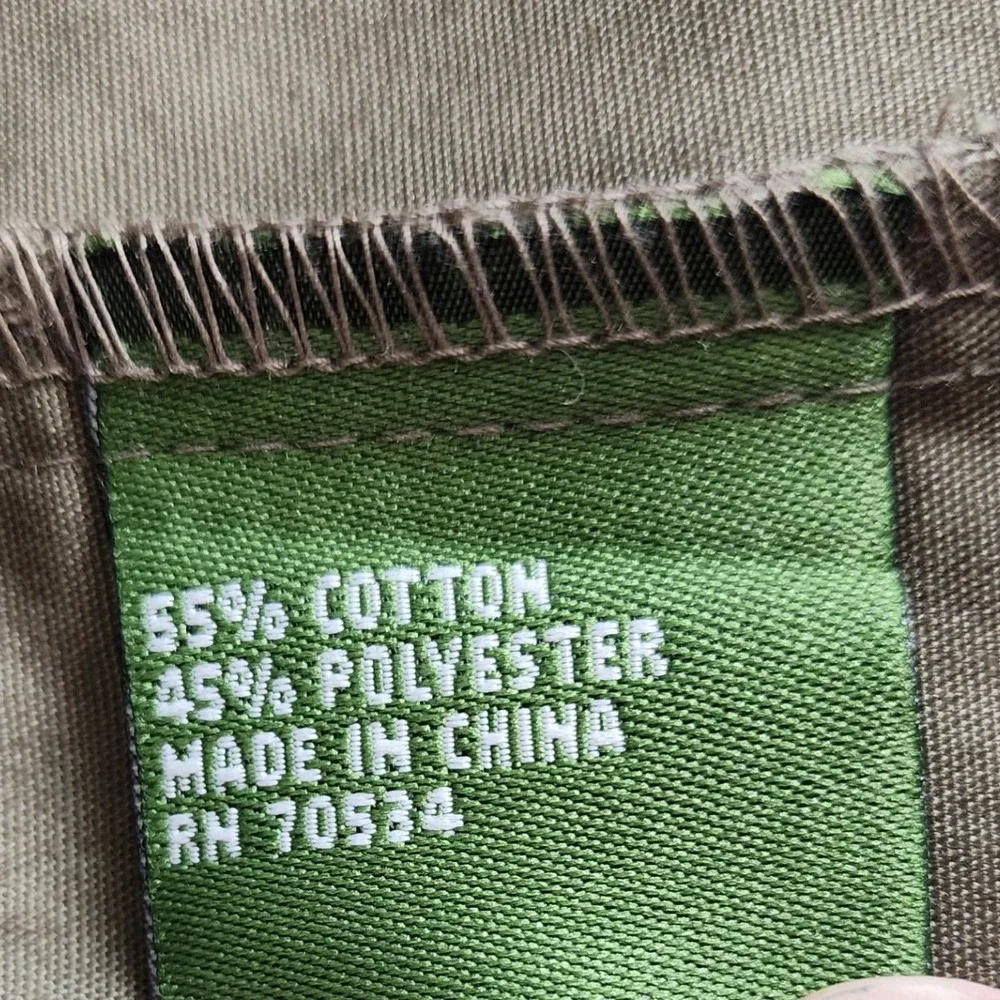 Orvis Mens Fly Fishing Vest Khaki Tan Mesh‎ Back Multi-Pocket Utility Size S